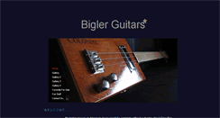 Desktop Screenshot of biglerguitars.com